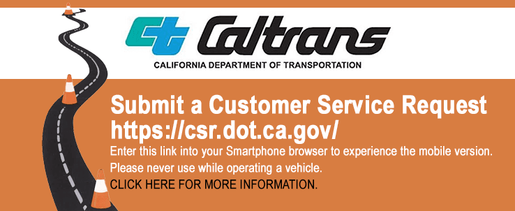 Caltrans Customer Service Request Graphic