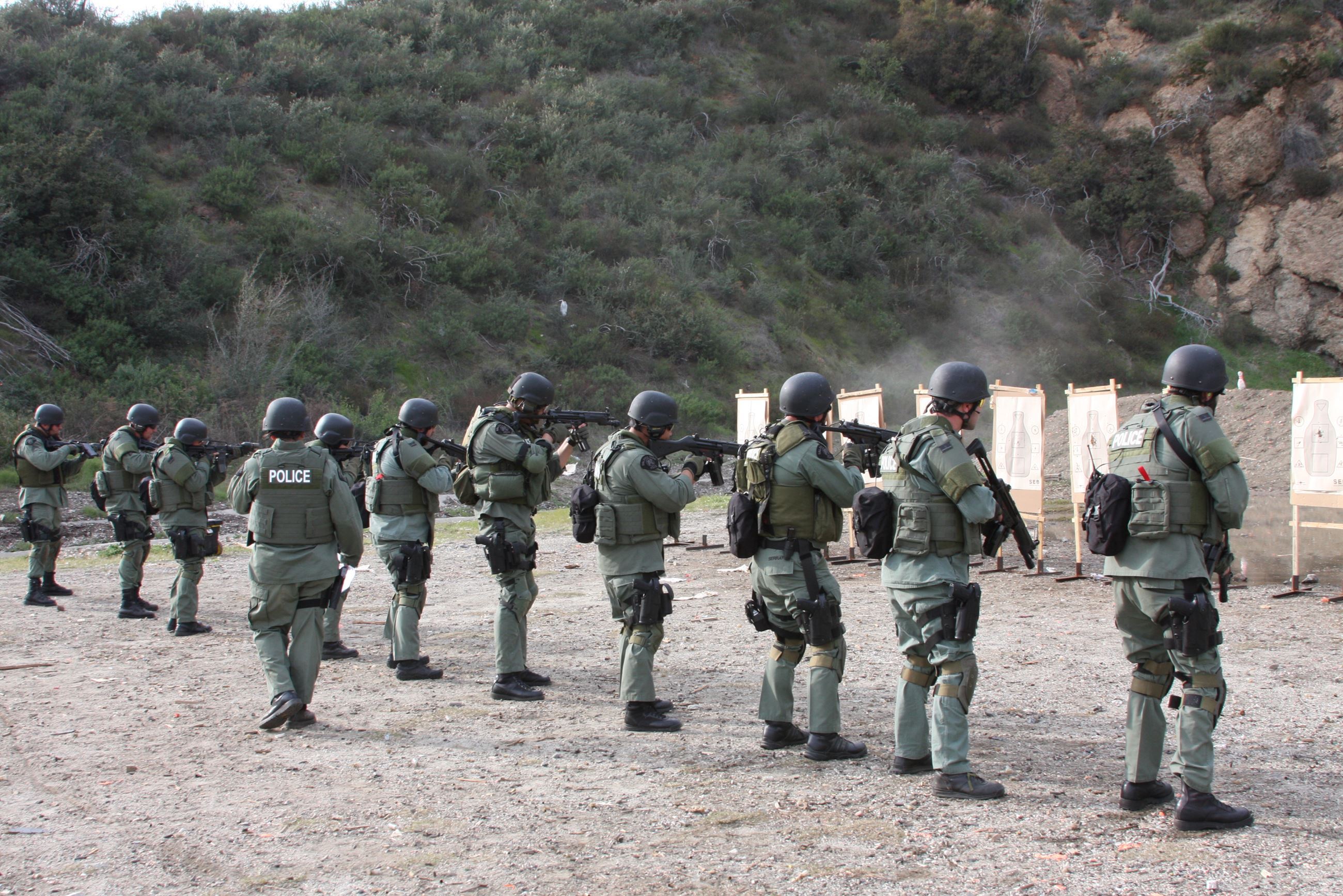 SWAT Team training